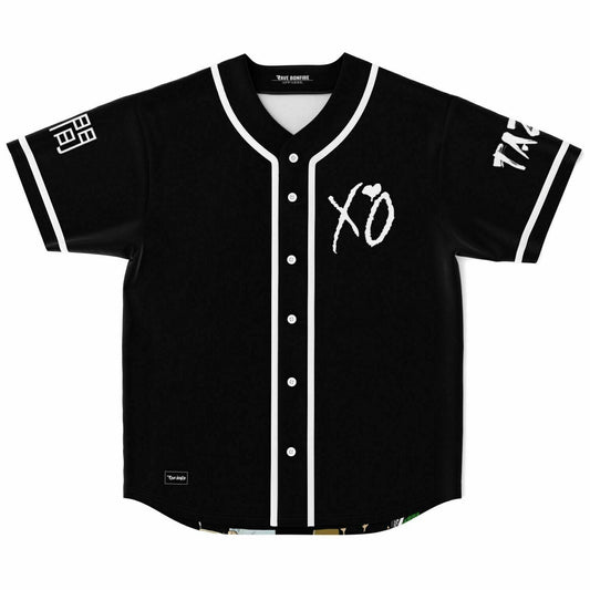 The Weeknd Black Rave Baseball Jersey