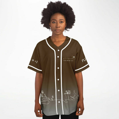 Porter Robinson Brown White Minimalist Single Rave Baseball Jersey