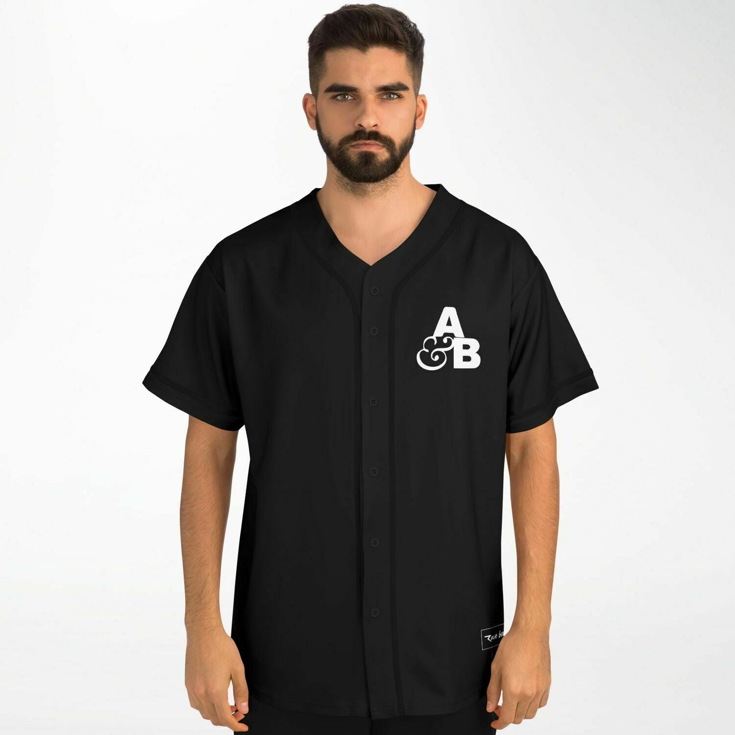 Above & Beyond Black Chest ‘A&B’ Rave Baseball Jersey