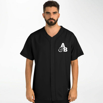 Above & Beyond Black Chest ‘A&B’ Rave Baseball Jersey