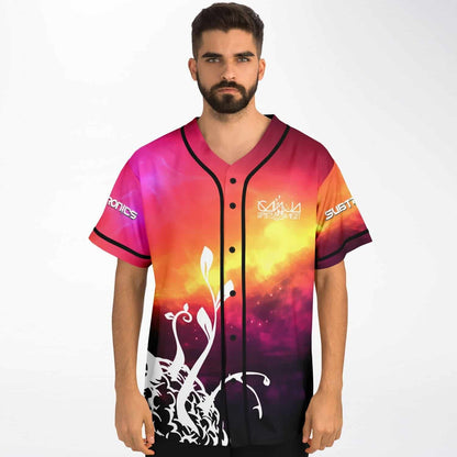Subtronics Vivid Psychedelic Surreal Scene Rave Baseball Jersey