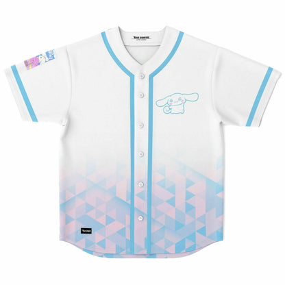 White Cartoon Long Rave Baseball Jersey