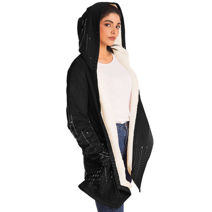 Gud Vibrations Black Halftone Dot Rave Cloak