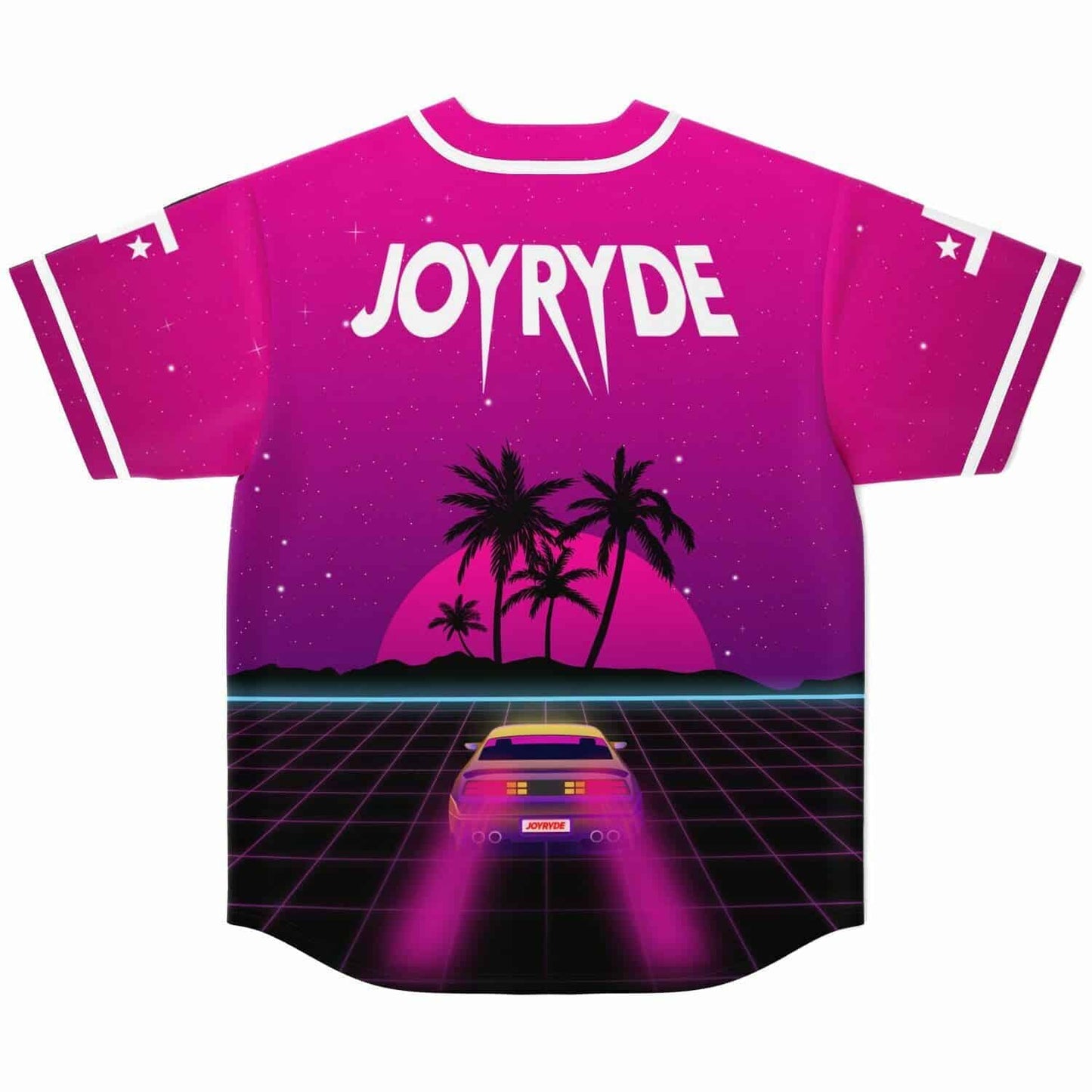 Joyryde Black Starfield Rave Baseball Jersey
