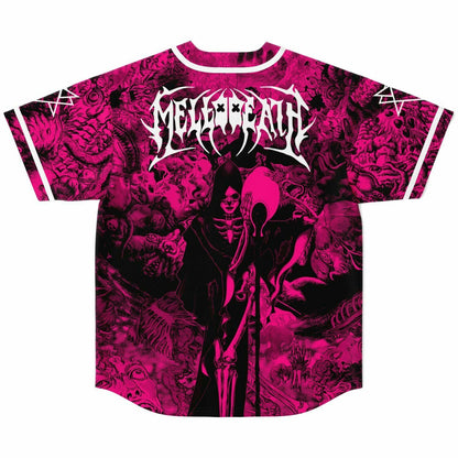 Marshmello Hot Pink Dense Horror Rave Baseball Jersey