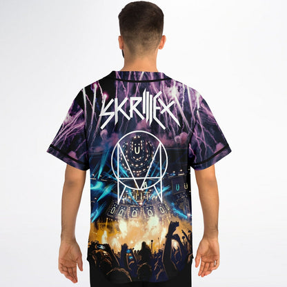 Skrillex Purple Packed Festival Rave Baseball Jersey