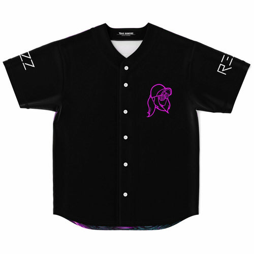Rezz Black Hooded Rave Baseball Jersey