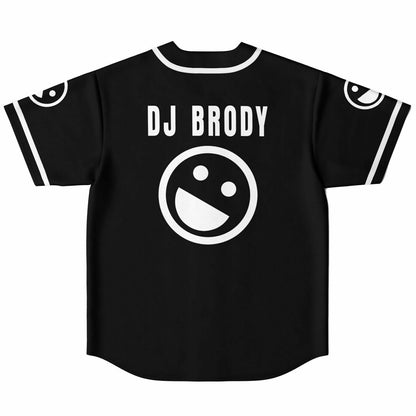 Black & White Line Art Reversible Baseball Jersey