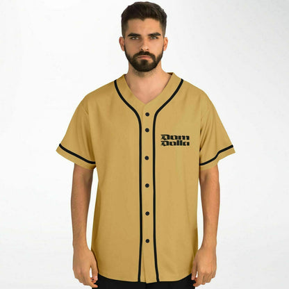 Dom Dolla Tan Wordmark Chest Rave Baseball Jersey