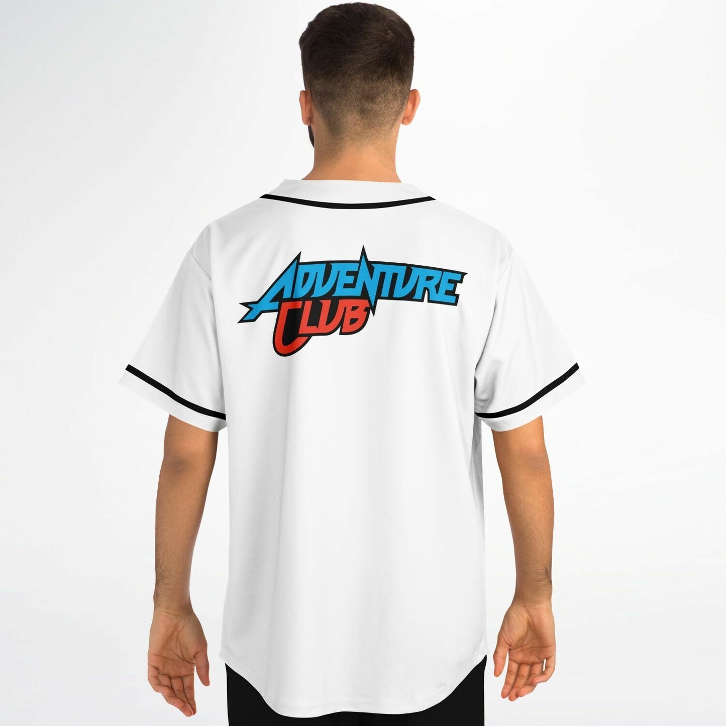 Adventure Club White Stylized ‘Ac’ Rave Baseball Jersey