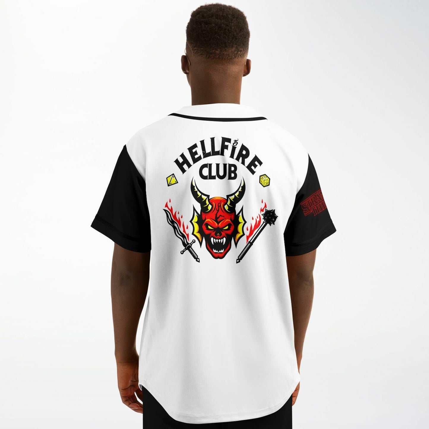 White Body ‘Hellfire Club’ Rave Baseball Jersey