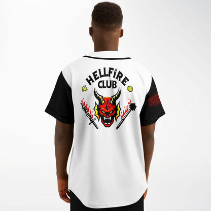 White Body ‘Hellfire Club’ Rave Baseball Jersey