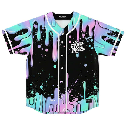 Marshmello Black Dripping Slime Rave Baseball Jersey