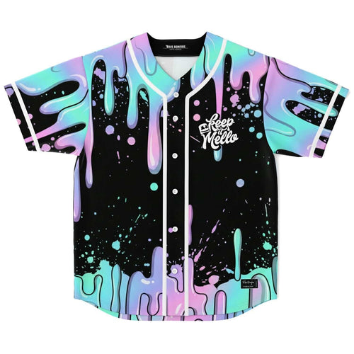 Marshmello Black Dripping Slime Rave Baseball Jersey
