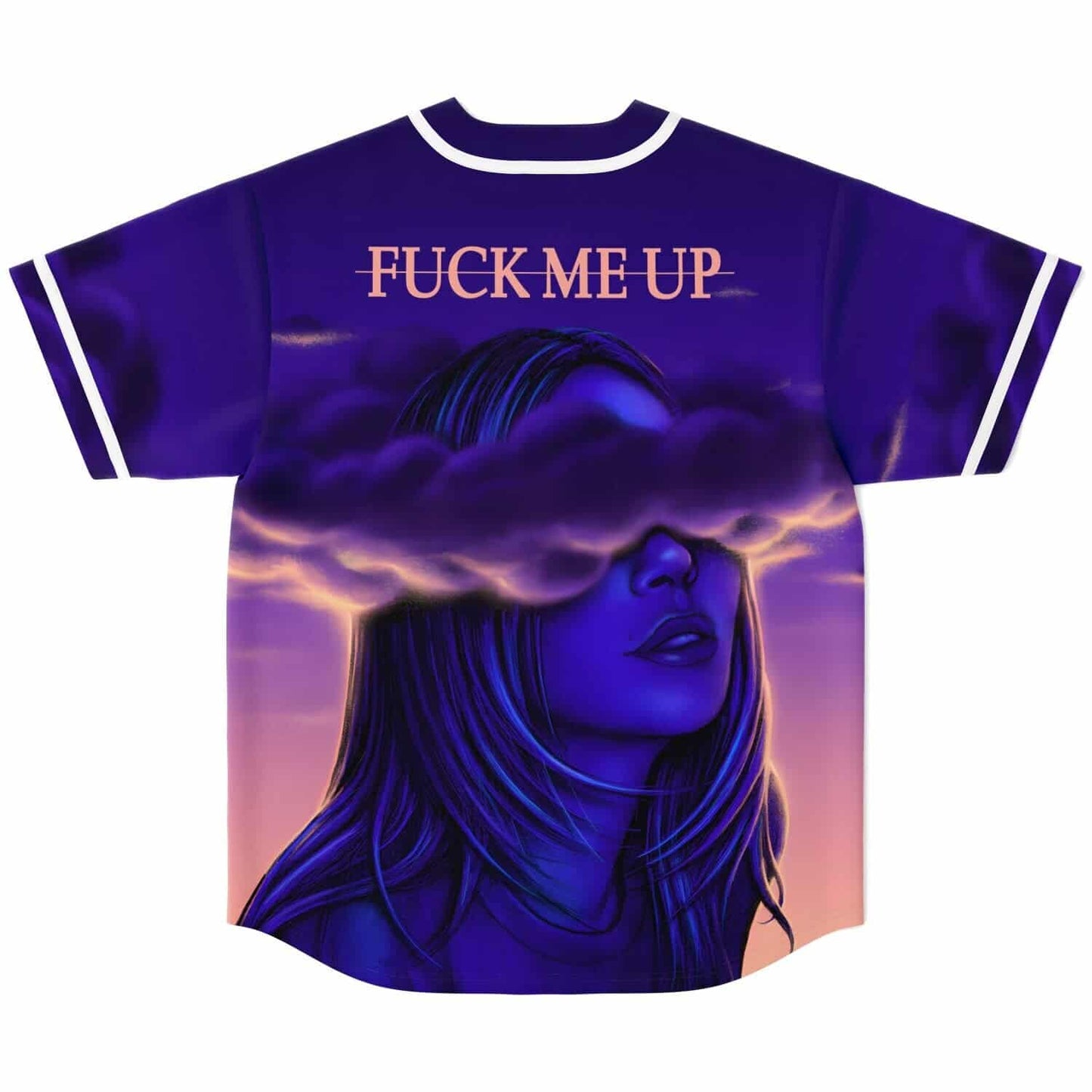 Alan Walker Deep Purple Photographic Dusk Rave Baseball Jersey