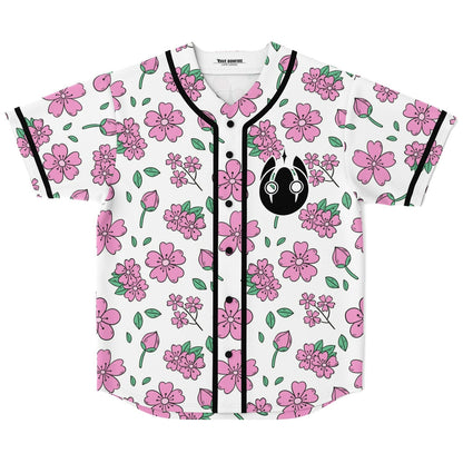 Dabin White Pink Sakura Rave Baseball Jersey