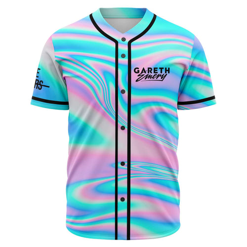 Gareth Emery Pastel Holographic Rave Baseball Jersey