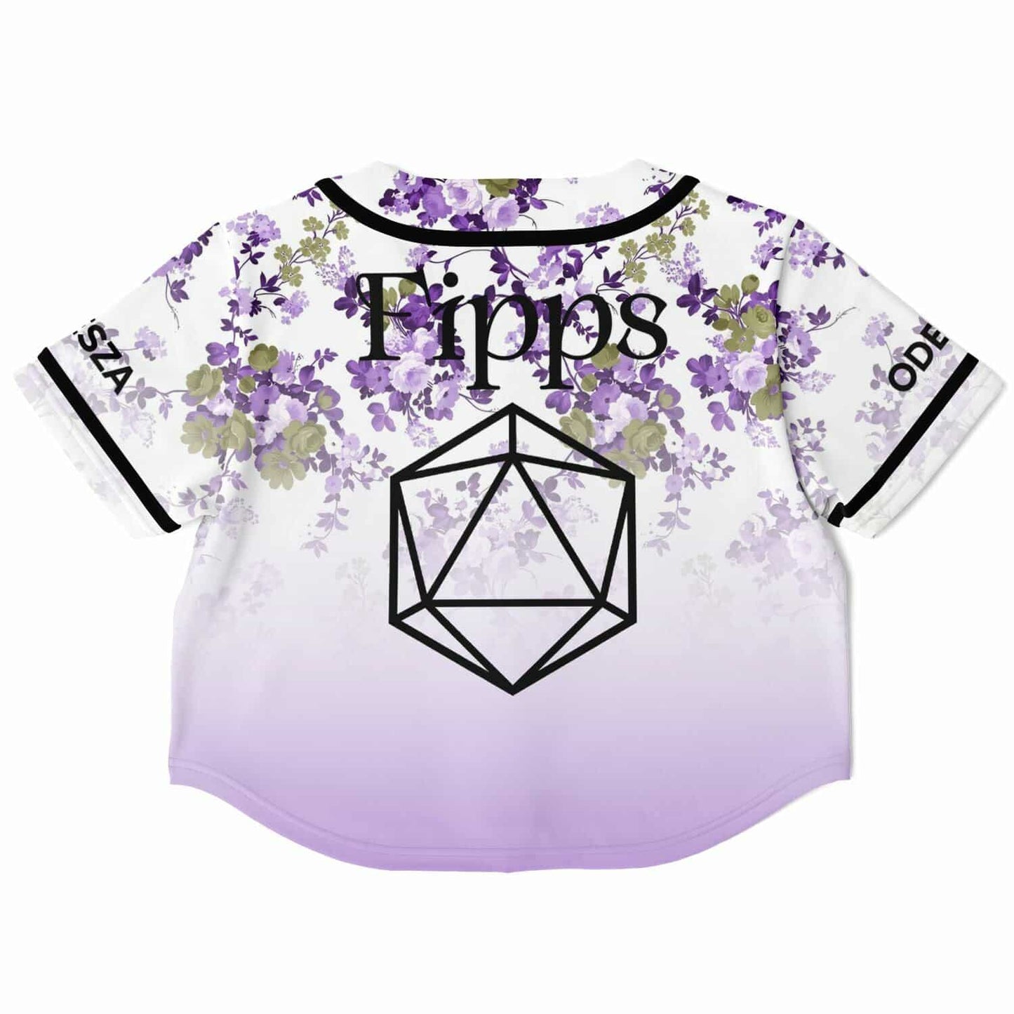Fipps Lavender Cropped Baseball Jersey