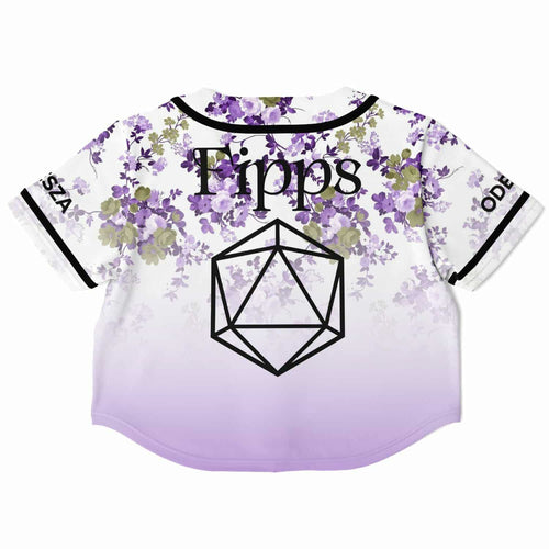 Fipps Lavender Cropped Baseball Jersey