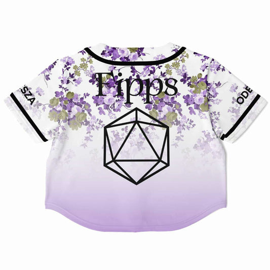Fipps Lavender Cropped Baseball Jersey