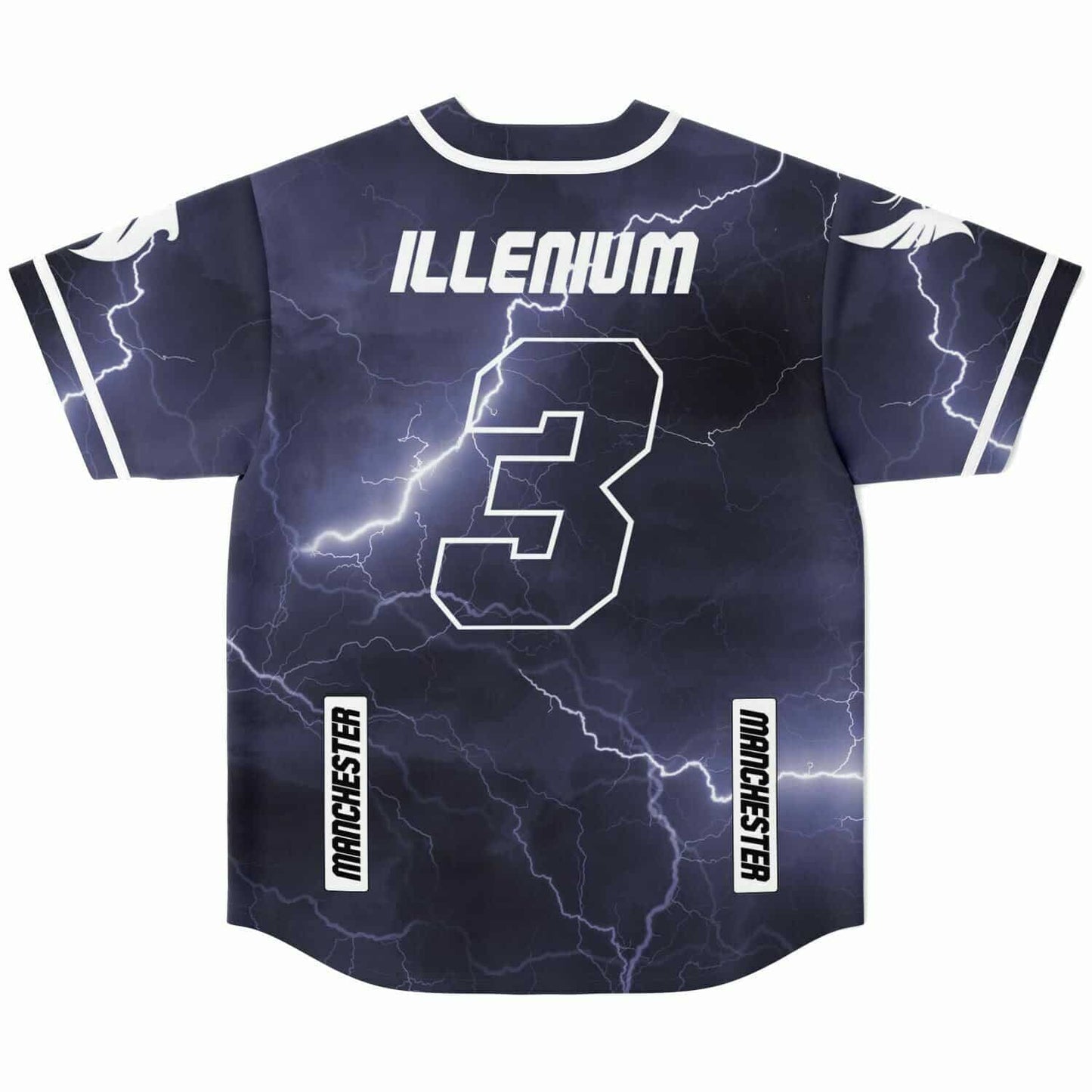 Illenium Dark Navy Rave Baseball Jersey