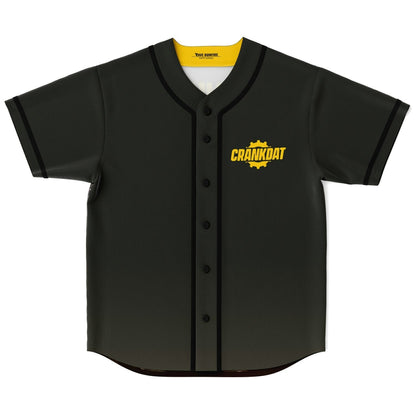 Crankdat Dark Charcoal Gear Rave Baseball Jersey