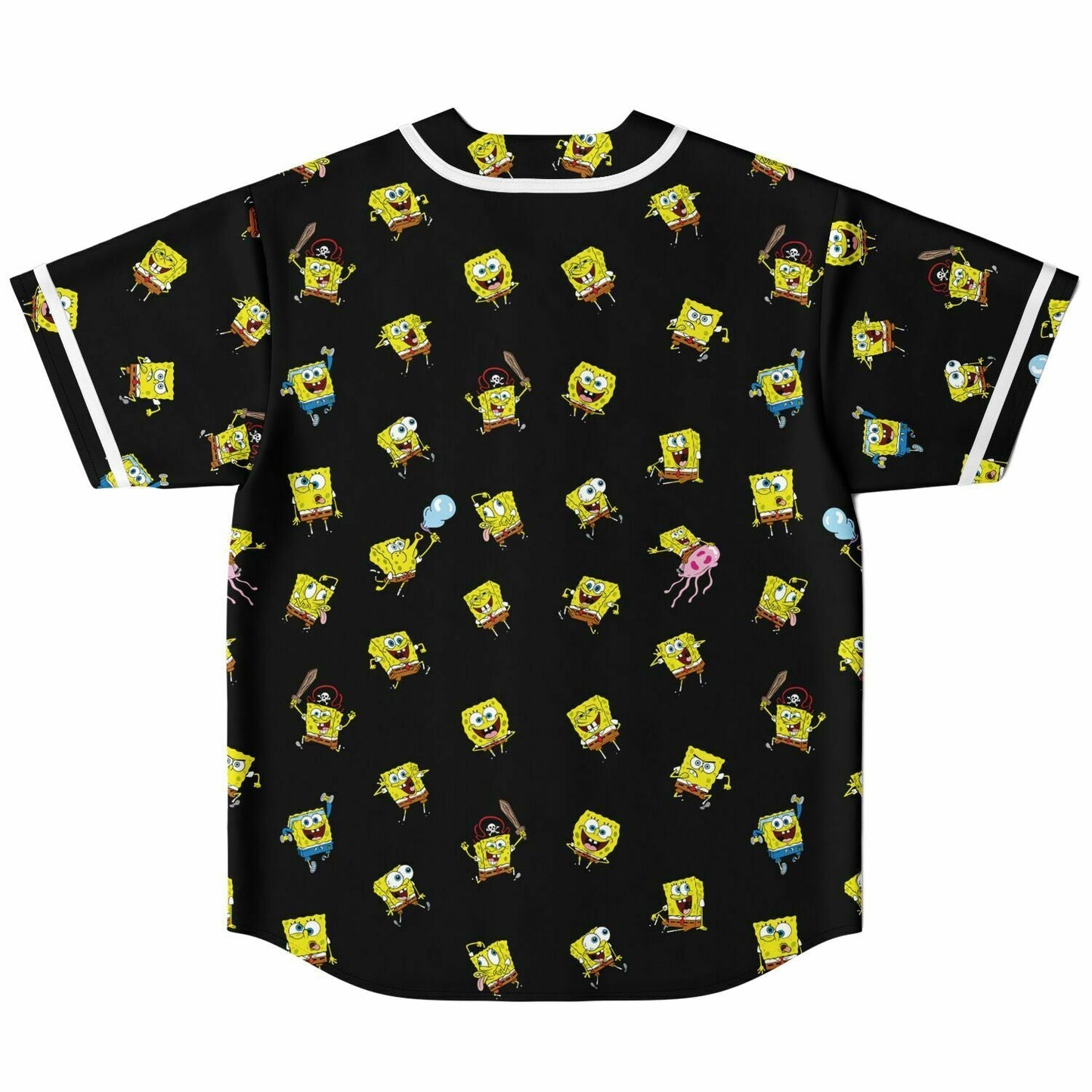 SpongeBob Festy Bestie Cartoon Reversible Baseball Jersey