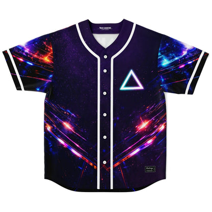 Delta Heavy Black Cosmic Galaxy Rave Baseball Jersey