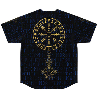 Black Norse Rave Baseball Jersey