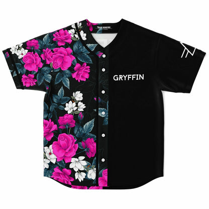 Gryffin Black Split Rave Baseball Jersey