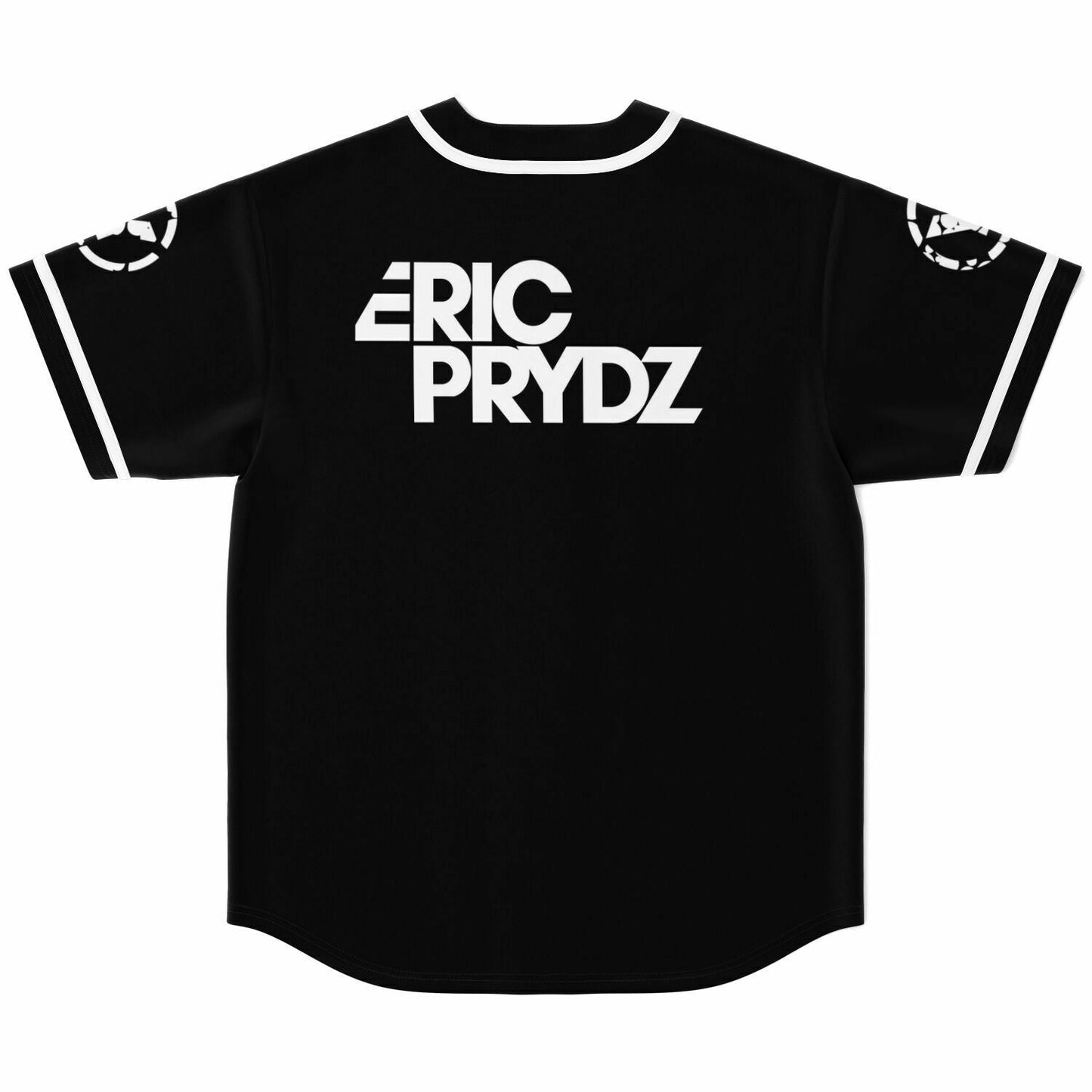 ERIC PRYDZ Black Minimal Rave Baseball Jersey