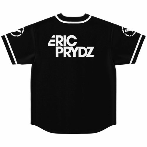 ERIC PRYDZ Black Minimal Rave Baseball Jersey