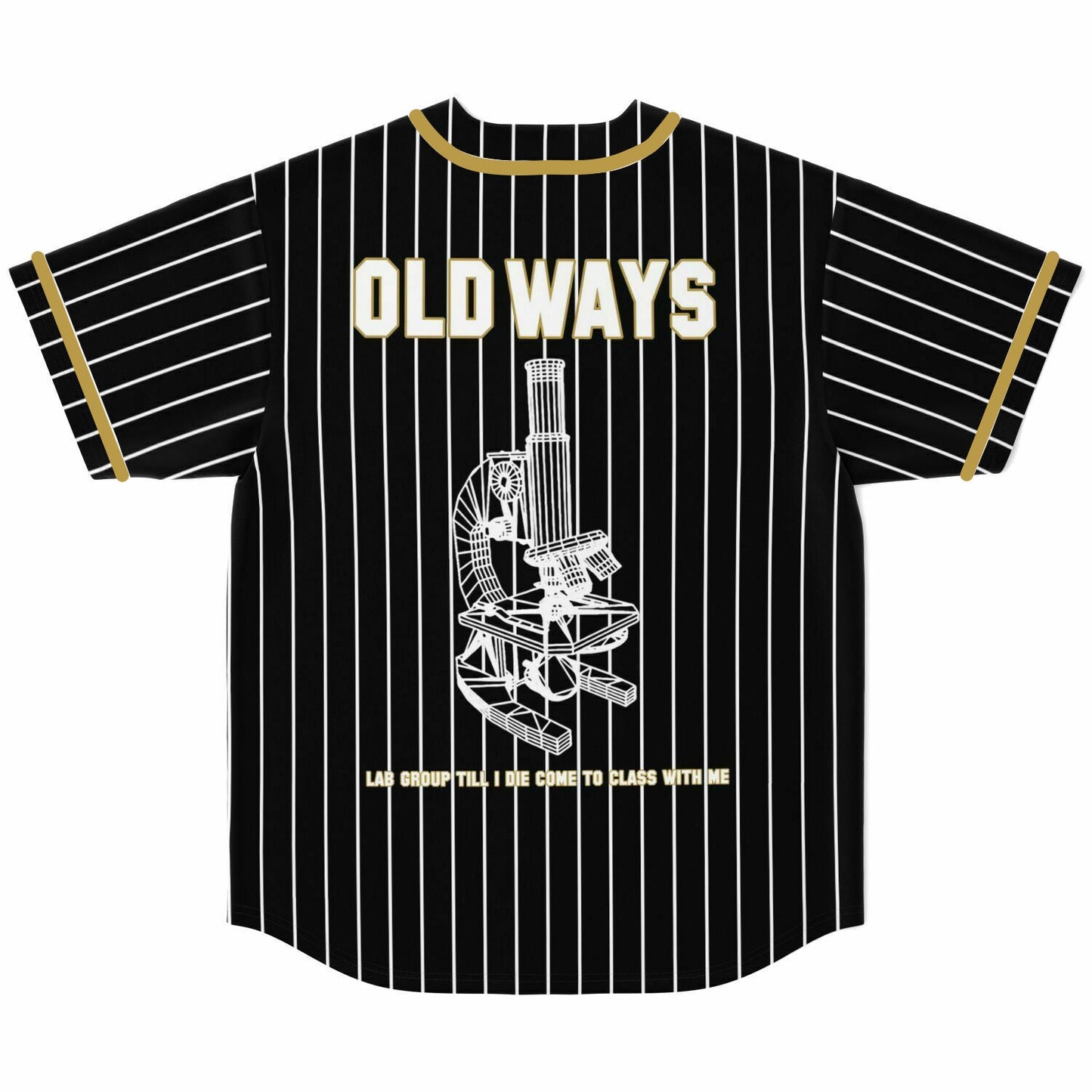 Black Pinstripe Baseball Rave Baseball Jersey