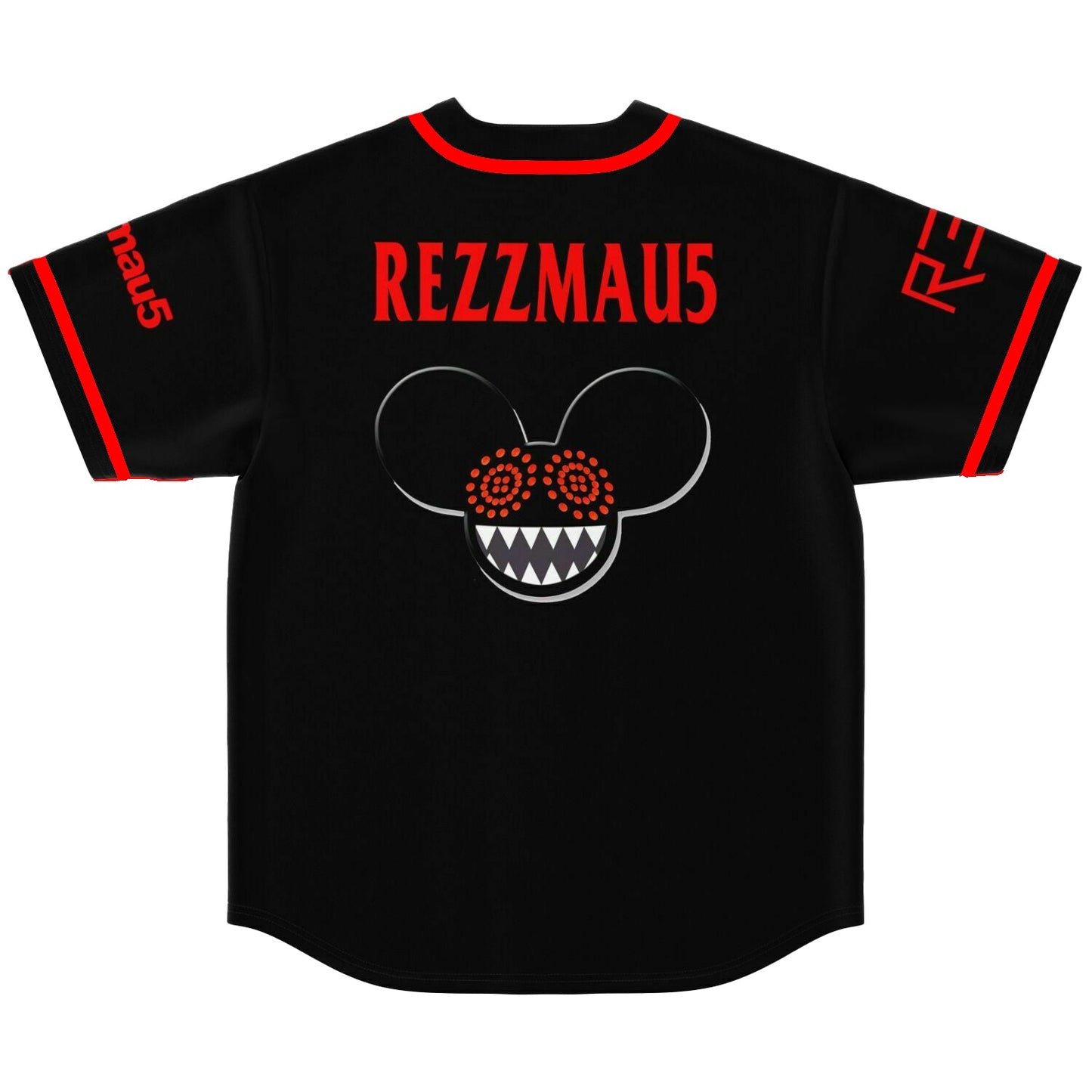 deadmau5 Black Mouse Head Rave Baseball Jersey