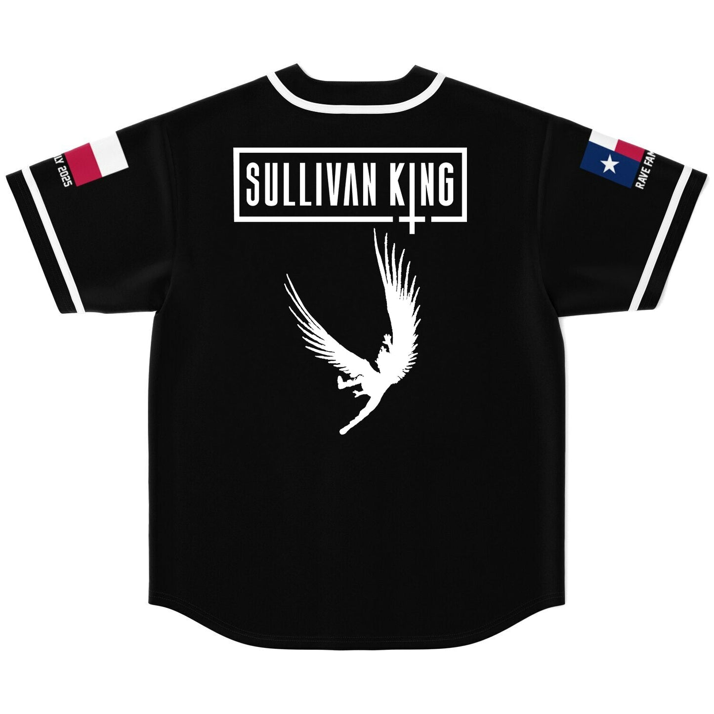 Sullivan King Black Boxed ‘Sullivan Rave Baseball Jersey