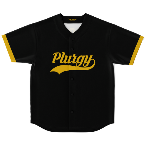 Black Retro Baseball Rave Baseball Jersey
