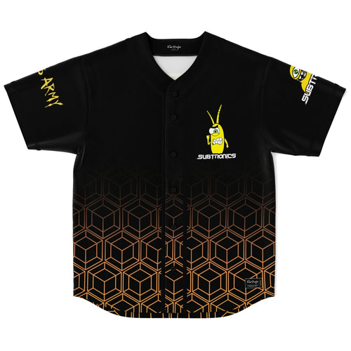 Subtronics Black Orange ‘Cyclops’ One Rave Baseball Jersey
