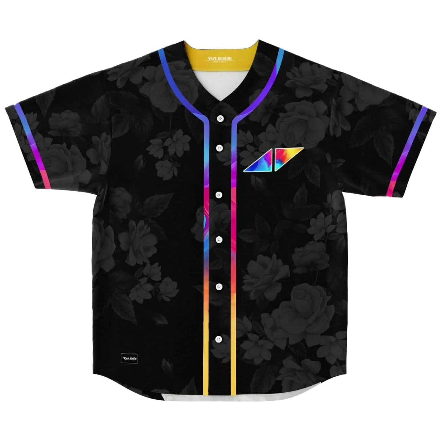 Avicii Black Rave Baseball Jersey