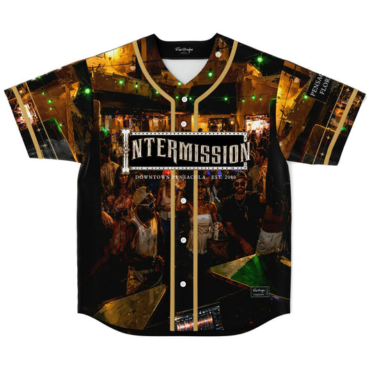 Warm Gold Photo Outdoor Rave Baseball Jersey