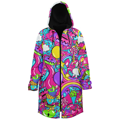 Bright Kawaii Candy Rave Cloak