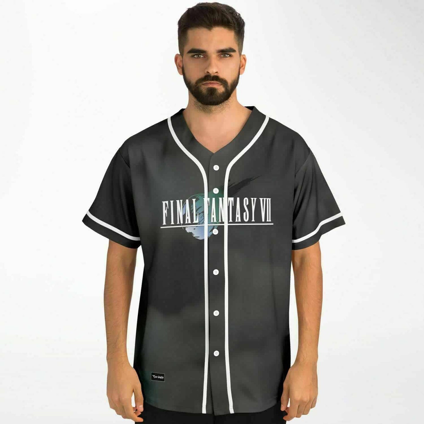 Black Misty Smoky Rave Baseball Jersey