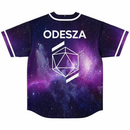 ODESZA Deep Purple Cosmic Galaxy Rave Baseball Jersey