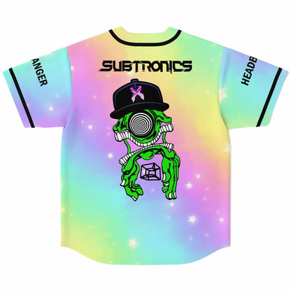 Subtronics Pastel Rainbow Starry Galaxy Rave Baseball Jersey
