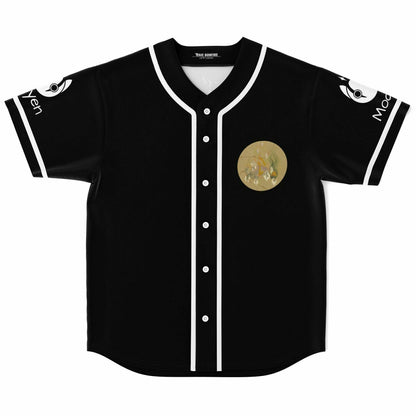 Black Gold Circular Rave Baseball Jersey