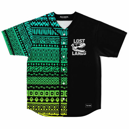 Lost Lands Black Paired Split Rave Baseball Jersey