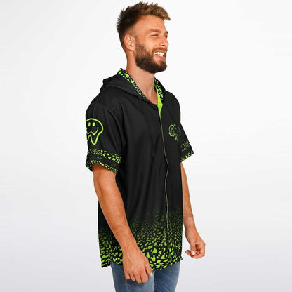 Demille custom Hooded Baseball Jersey
