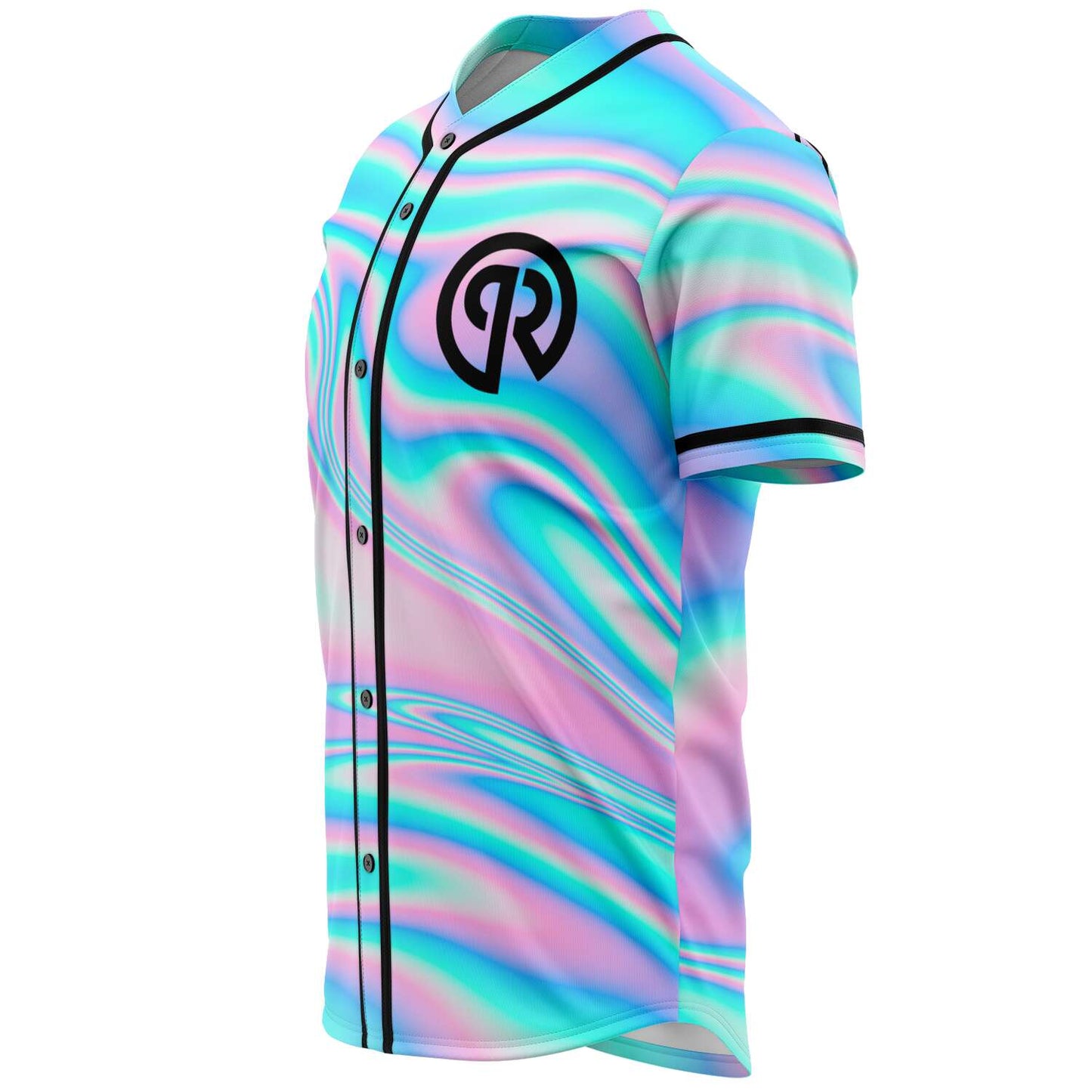 Pastel Holographic Rave Baseball Jersey