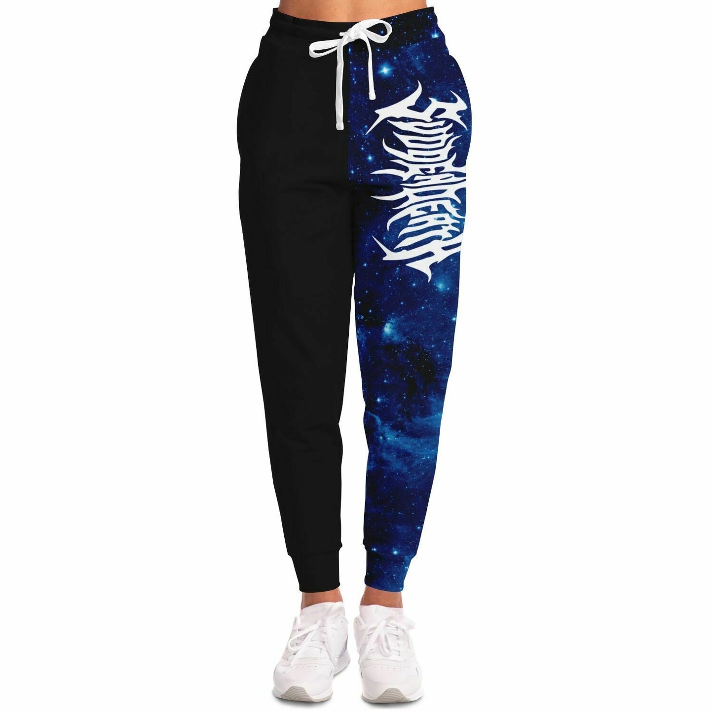 Black Deep Starry Galaxy Rave Joggers