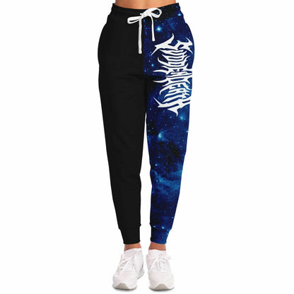 Black Deep Starry Galaxy Rave Joggers
