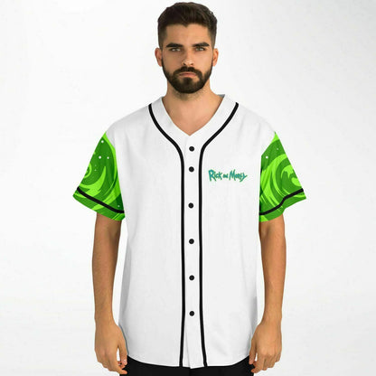 White Body Cartoon Scientist Rave Baseball Jersey